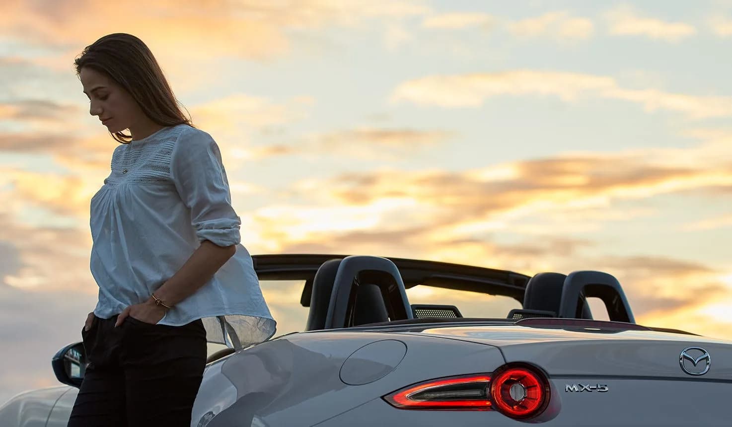 Mazda MX-5 — stopul rotund al unei MX-5, la apus